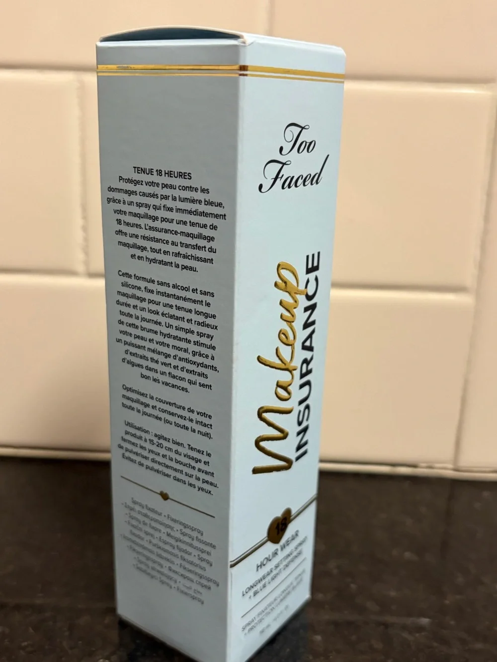 Too Faced - Makeup Insurance Longwear Setting Spray + Blue Light Defense - New